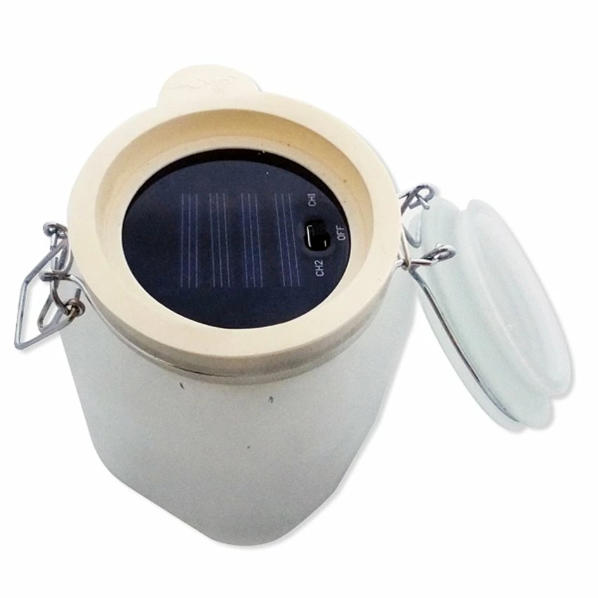 Le moins cher đ Totalcadeau Jar bocal solaire 2 couleurs d'Ă©clairage bleu ou jaune â 2 Le moins cher đ Totalcadeau Jar bocal solaire 2 couleurs d'Ă©clairage bleu ou jaune â â Image 2