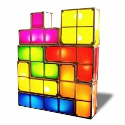 Meilleur prix 🌟 Totalcadeau Lampe Tetris à empiler veilleuse blocs tetris lumineux 💯 -Optonica Soldes 0701233885807 3