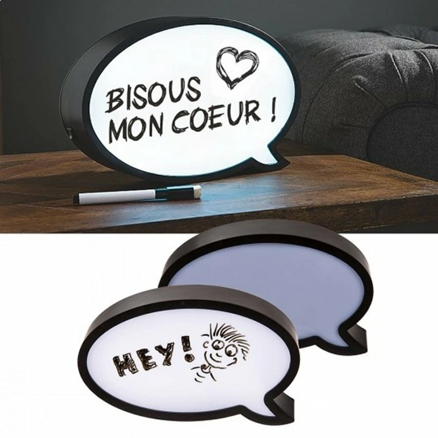 Nouveau 🎁 Totalcadeau Lightbox bulle de bande dessinée Boite LED Cinéma 🥰 2 Nouveau 🎁 Totalcadeau Lightbox bulle de bande dessinée Boite LED Cinéma 🥰 – Image 2