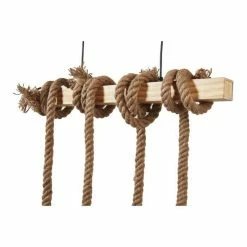 Meilleure affaire 🧨 Paris prix Suspension 4 Lampes - Métal noir et bois - NEW DETROIT 😉 -Optonica Soldes 3248116417825 4