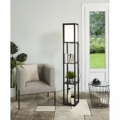 Coupon 🤩 Paris prix Lampadaire étageres BEGO 3 étages - H 160 cm - Noir 🎁 -Optonica Soldes 3248116419300 7