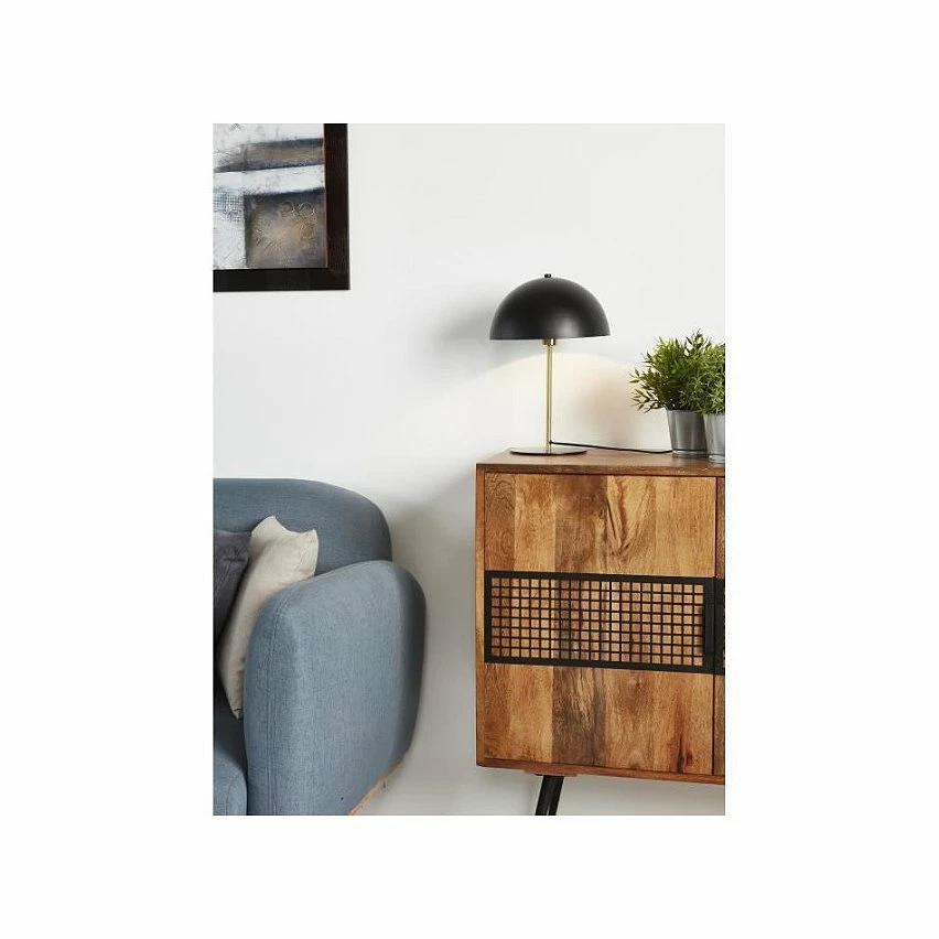 Budget ✔️ Paris prix INTERNATIONAL DESIGN Lampe champignon en métal - 25x25x33 cm - Noir et doré 🎉 2 Budget ✔️ Paris prix INTERNATIONAL DESIGN Lampe champignon en métal - 25x25x33 cm - Noir et doré 🎉 – Image 2
