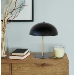 Budget ✔️ Paris prix INTERNATIONAL DESIGN Lampe champignon en métal - 25x25x33 cm - Noir et doré 🎉 8 Budget ✔️ Paris prix INTERNATIONAL DESIGN Lampe champignon en métal - 25x25x33 cm - Noir et doré 🎉 -Optonica Soldes 3248116421778 4