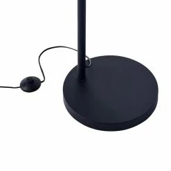 Meilleure vente ✔️ Paris prix DAISY Lampadaire Arc - Métal Noir - Réflecteur Acrylique Blanc - L 30 x P 110 x H 170 🛒 -Optonica Soldes 3248116516030 5