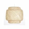Le moins cher 🔥 Paris prix BALI Suspension bambou - Armature Ø 40 x H 35 cm - Hauteur fil 115 cm - E27 60W 👍
