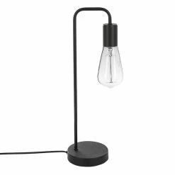 Le moins cher 🥰 Atmosphera Lampe en métal noir 🧨