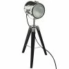 Meilleur prix 🌟 Atmosphera Lampe industrielle métal et bois EBOR H68 cm noir ✔️