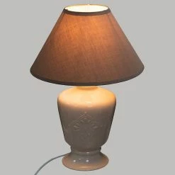 Le moins cher 💯 Atmosphera Lampe céramique Fango taupe H40 ⭐ -Optonica Soldes 3482731364205 4