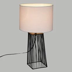 Acheter 😀 Atmosphera Lampe droite Tropi noir H46 😉 -Optonica Soldes 3482731465667 3