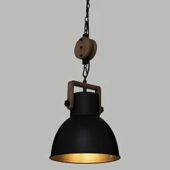 De gros 🛒 Atmosphera Suspension métal Silas noir D23 🎉 -Optonica Soldes 3482731466848 3