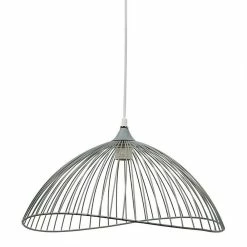 Bon marché ✨ Ostaria Suspension métal filaire gris 😍