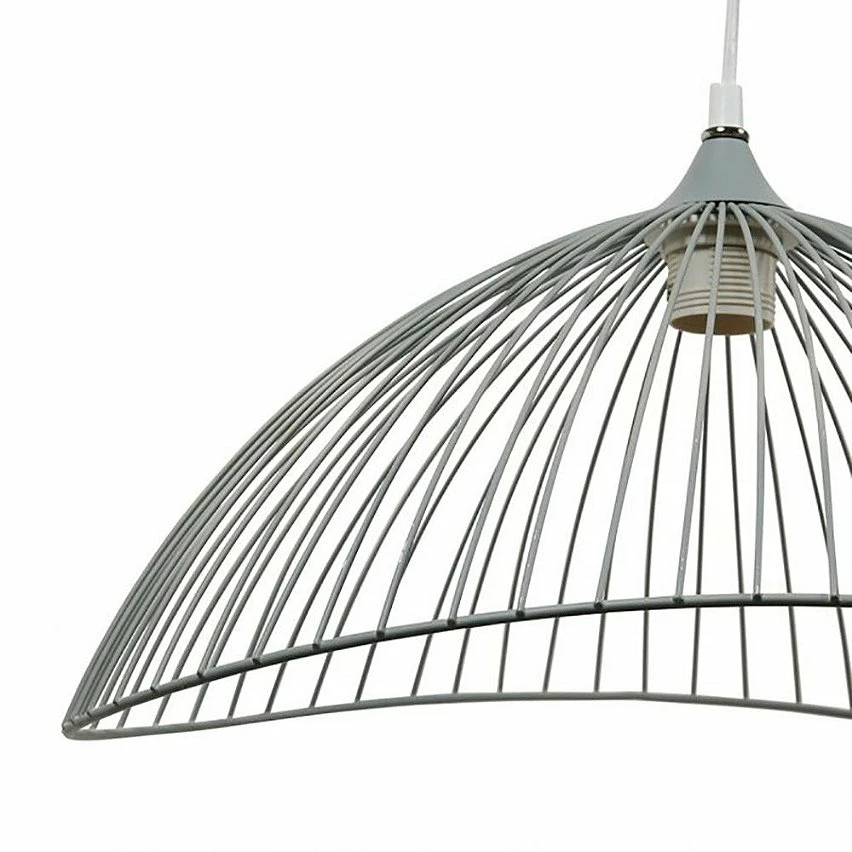 Bon marché ✨ Ostaria Suspension métal filaire gris 😍 2 Bon marché ✨ Ostaria Suspension métal filaire gris 😍 – Image 2