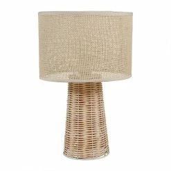 Sortie 🔔 Ostaria Lampe bambou Dana naturel ⌛