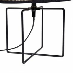 Meilleur prix ✔️ Ostaria Lampe métal rotin Yuca noir ✨ -Optonica Soldes 3482731474058 3