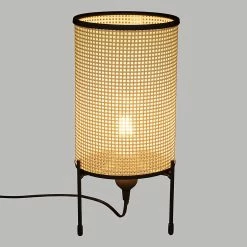 Promo 🤩 Atmosphera Lampe trépied Joane naturel H34 🤩 -Optonica Soldes 3482731499143 3