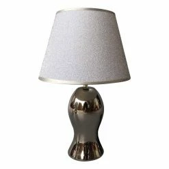 Acheter 😍 Paris prix Lampe à Poser Déco "Mélia" 37cm Argent 🎉