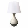 Le moins cher ⌛ Paris prix Lampe à Poser Déco "Colette" 37cm Blanc 🔔