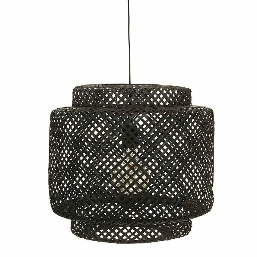 De gros ⭐ Suspension Liby bambou noir Atmosphera - Noir 🎉 1 De gros ⭐ Suspension Liby bambou noir Atmosphera - Noir 🎉