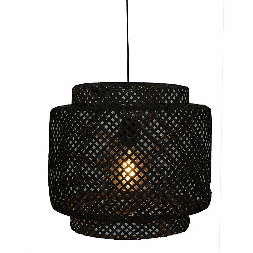 De gros ⭐ Suspension Liby bambou noir Atmosphera - Noir 🎉 2 De gros ⭐ Suspension Liby bambou noir Atmosphera - Noir 🎉 – Image 2