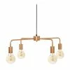 Remise ⭐ Atmosphera Luminaire Suspension 4 Lampes en Métal cuivre D 69 cm 🧨