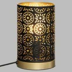 Coupon ✨ Atmosphera Lampe à Poser Design "Gypsy" 21cm Noir 🔔 -Optonica Soldes 3560233816825 3