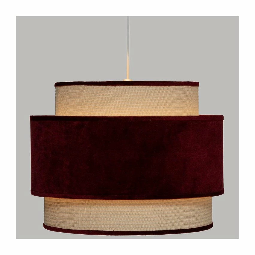 Top 10 🎉 Atmosphera Luminaire Suspension en Velours Rouge D 38 cm 👍 5 Top 10 🎉 Atmosphera Luminaire Suspension en Velours Rouge D 38 cm 👍 – Image 5