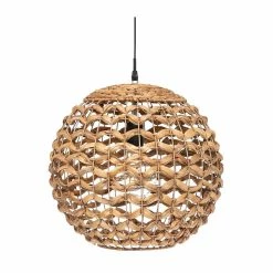 Meilleure affaire â Atmosphera Luminaire Suspension en Fibre naturelle D 38 cm đ