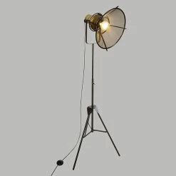 Offres 👏 Atmosphera Lampadaire Trépied Design "Rodo" 149cm Noir 🧨 -Optonica Soldes 3560233817518 5