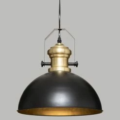 Coupon 🧨 Atmosphera Lampe Suspension en Métal "Flower" 32cm Noir 🥰 -Optonica Soldes 3560233817587 3