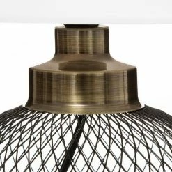 Meilleure vente 🥰 Atmosphera Lampe à Poser Grillage "Emie" 38cm Noir & Blanc ✨ 5 Meilleure vente 🥰 Atmosphera Lampe à Poser Grillage "Emie" 38cm Noir & Blanc ✨ -Optonica Soldes 3560233817624 2