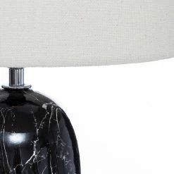 Remise ✨ Atmosphera Lampe à Poser Design "Mapu" 48cm Noir & Blanc 🔥 -Optonica Soldes 3560233817631 4