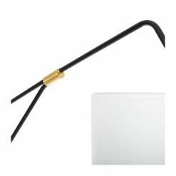 Top 10 😀 Atmosphera Lampadaire en métal Noir et Doré H 171 cm 🎁 -Optonica Soldes 3560233817648 3