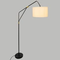 Top 10 😀 Atmosphera Lampadaire en métal Noir et Doré H 171 cm 🎁 -Optonica Soldes 3560233817648 4