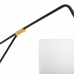 Top 10 😀 Atmosphera Lampadaire en métal Noir et Doré H 171 cm 🎁 -Optonica Soldes 3560233817648 5