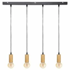 Vente flash 😉 Atmosphera Lampe Suspension Design "Ays" 110cm Naturel 😍
