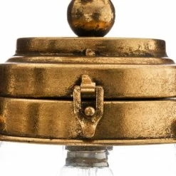 De gros 💯 Atmosphera Lampe à Poser LED "Ananas" 33cm Or 🛒 -Optonica Soldes 3560233822666 3