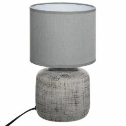 Le moins cher ⭐ Atmosphera Lampe à Poser Déco "Salta" 26cm Gris 😉 -Optonica Soldes 3560233839954 1