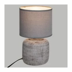 Le moins cher ⭐ Atmosphera Lampe à Poser Déco "Salta" 26cm Gris 😉 -Optonica Soldes 3560233839954 2