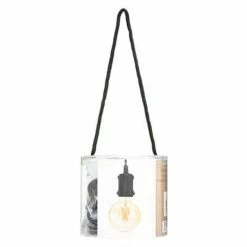 Meilleure affaire 💯 Atmosphera Luminaire Suspension Câble couleur Noir & Blanc D 5 cm 🥰 -Optonica Soldes 3560233847430 3