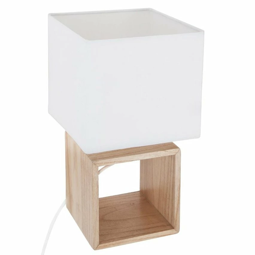 Sortie đ Atmosphera Lampe Ă Poser "CarrĂ©" 32cm Beige â 1 Sortie đ Atmosphera Lampe Ă Poser "CarrĂ©" 32cm Beige â