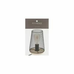 Les meilleures critiques de 👍 Atmosphera Lampe en Métal & Bois "Industriel" 23cm Noir 👍 -Optonica Soldes 3560234535336 2
