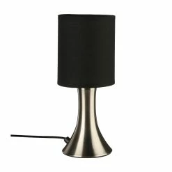 De gros 😍 Atmosphera Lampe Tactile Noir et Chrome H 28 cm 🥰