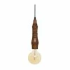 Bon marché 🔔 Atmosphera Luminaire Suspension en Bois Marron D 7 cm 🥰
