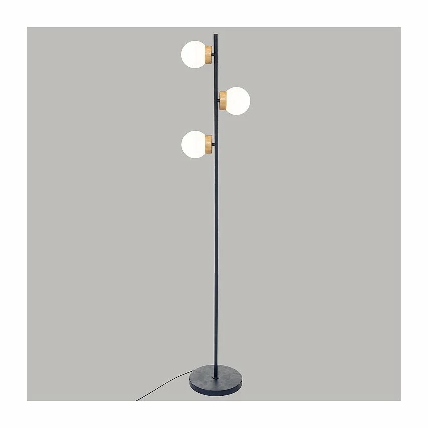 Budget 🧨 Atmosphera Lampadaire Bleu navy 3 Boules Blanches en verre H 161 cm 🔥 2 Budget 🧨 Atmosphera Lampadaire Bleu navy 3 Boules Blanches en verre H 161 cm 🔥 – Image 2