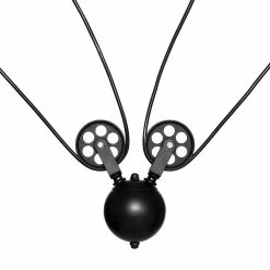 Bon marché 🧨 Suspension double métal L120 Ezio noir Atmosphera - Noir 👍 -Optonica Soldes 3560237548548 6