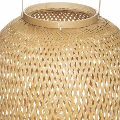 Offres 👏 Lampe à poser bambou Lesia H45 Atmosphera turel clair ❤️ -Optonica Soldes 3560237548630 3