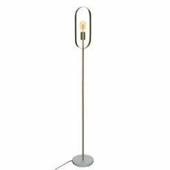 Grosses soldes 👍 Lampadaire métal doré Edi H155 Atmosphera - Or 😀