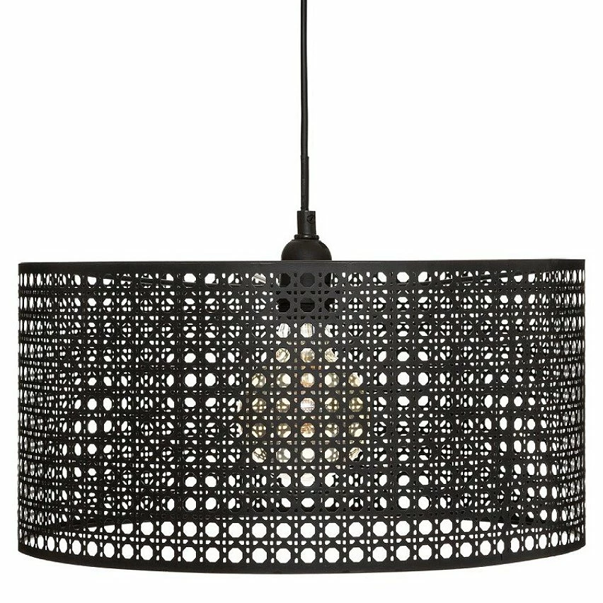 Meilleure vente ✨ Suspension cannage noir Katel D38 Atmosphera - Noir 🛒 1 Meilleure vente ✨ Suspension cannage noir Katel D38 Atmosphera - Noir 🛒