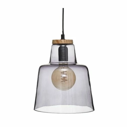 Le moins cher ⭐ Atmosphera Luminaire Suspension en Verre Fumé D 23 cm 😉 -Optonica Soldes 3560237586304 1