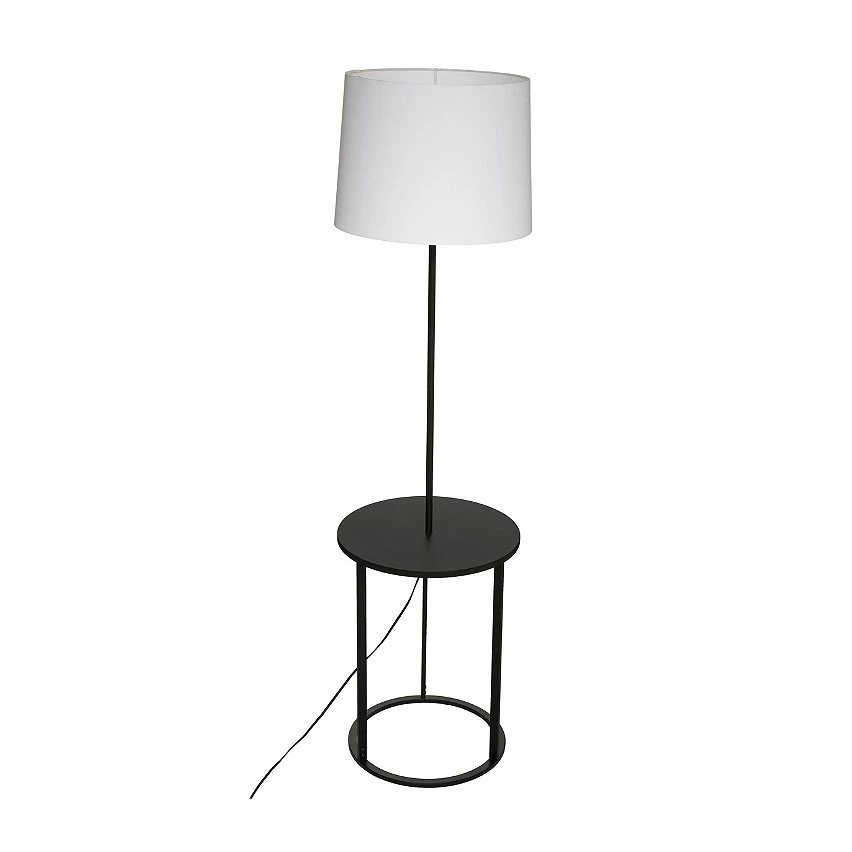 Nouveau đ Atmosphera Lampadaire en MĂ©tal Noir avec tablette H 149 cm âïž 1 Nouveau đ Atmosphera Lampadaire en MĂ©tal Noir avec tablette H 149 cm âïž